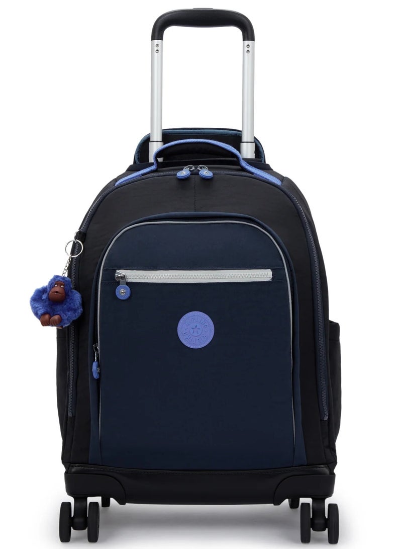 كيبلينغ حقيبة ظهر بعجلات كبيرة من زي ترو بلوك مع جيب للابتوب - Image 1